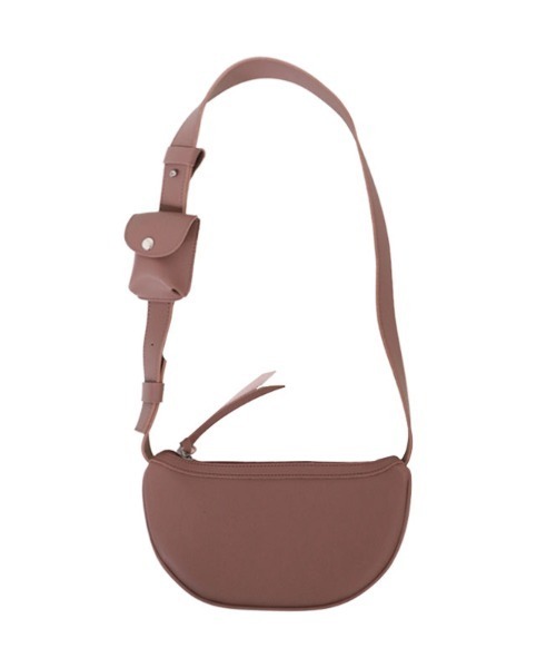 ACYM（アシーム）の「Twin pouch body バッグ（ショルダーバッグ・レディース・ブラック/ベージュ/モカ・FREE）」の4枚目の写真