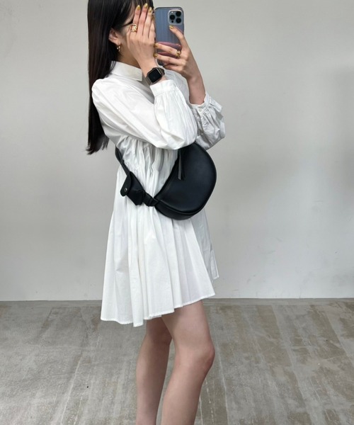 ACYM（アシーム）の「Twin pouch body バッグ（ショルダーバッグ・レディース・ブラック/ベージュ/モカ・FREE）」の21枚目の写真