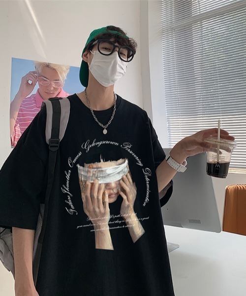 MGV（エムジーヴィー）の「'目隠しプリントTシャツ（Tシャツ/カットソー・メンズ・ホワイト/ブラック・MEDIUM/LARGE/X-LARGE）」の10枚目の写真