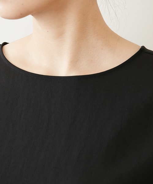 GALLARDAGALANTE(ガリャルダガランテ)の「ジャージードルマンブラウス(シャツ/ブラウス・レディース・オフホワイト/ブラック・FREE)」の20枚目の写真