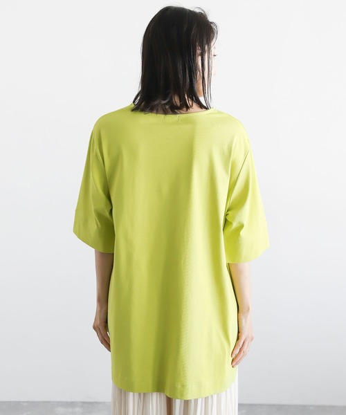 LEPSIM(レプシィム)の「マルチキノウチュニック2 281377(Tシャツ/カットソー・レディース・ホワイト/ブラック/イエロー/ブルー・FREE)」の21枚目の写真
