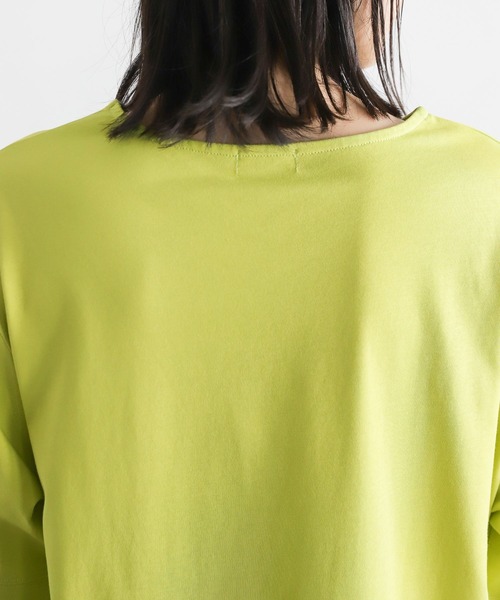 LEPSIM(レプシィム)の「マルチキノウチュニック2 281377(Tシャツ/カットソー・レディース・ホワイト/ブラック/イエロー/ブルー・FREE)」の19枚目の写真