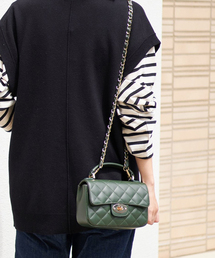 AULENTTI | 《予約》【AULENTTI/オウレンティ】チェーンハンドルバッグ(ショルダーバッグ)