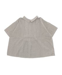 Samansa Mos2 | 丸襟前後着ギンガムチェックブラウス(シャツ/ブラウス)