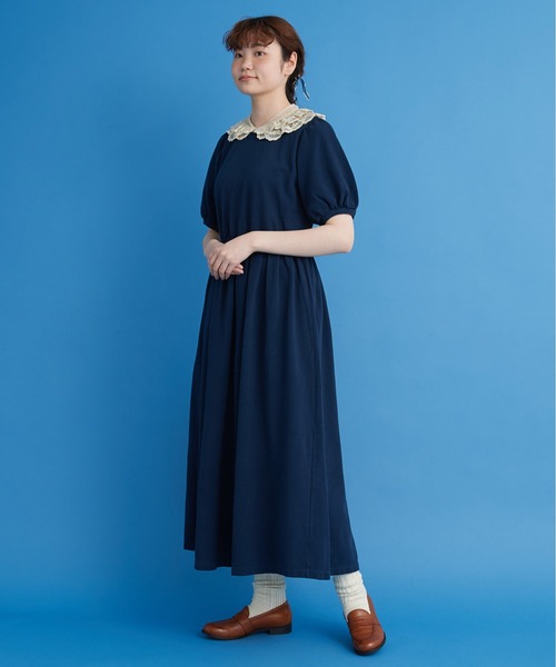 Malle（マル）の「△malle カノコ ロングドレス（ワンピース・レディース・ブラック/ネイビー・FREE）」の22枚目の写真