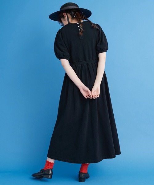 Malle（マル）の「△malle カノコ ロングドレス（ワンピース・レディース・ブラック/ネイビー・FREE）」の16枚目の写真