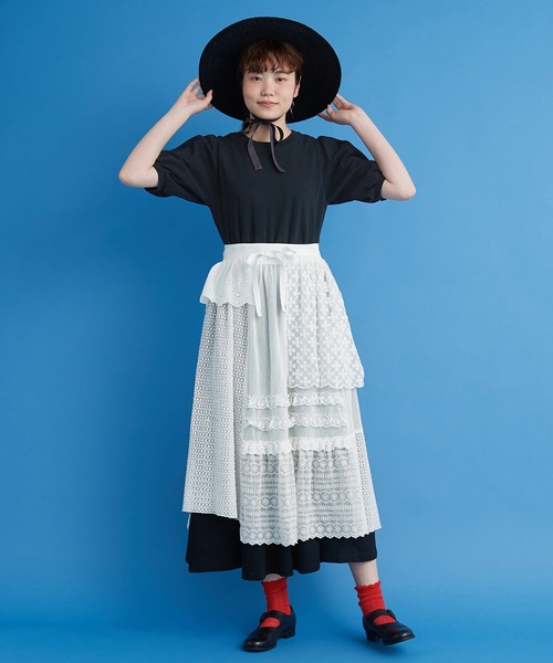 Malle（マル）の「△malle カノコ ロングドレス（ワンピース・レディース・ブラック/ネイビー・FREE）」の6枚目の写真