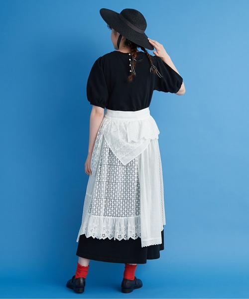 Malle（マル）の「△malle カノコ ロングドレス（ワンピース・レディース・ブラック/ネイビー・FREE）」の3枚目の写真