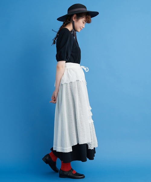 Malle（マル）の「△malle カノコ ロングドレス（ワンピース・レディース・ブラック/ネイビー・FREE）」の20枚目の写真