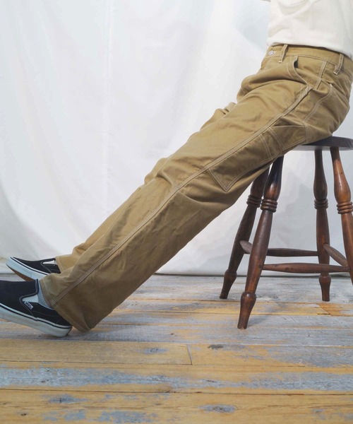 BROOKLYN OVERALL（ブルックリンオーバーオール）の「モールスキンペインターパンツ（その他パンツ・メンズ・ベージュ/ブルー・LARGE/SMALL/MEDIUM）」の22枚目の写真