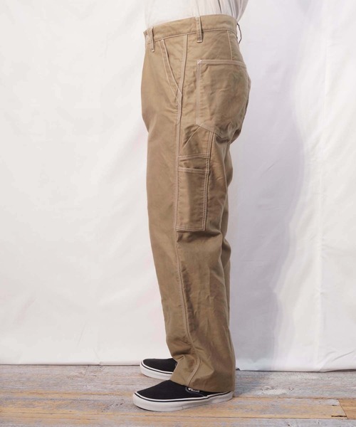 BROOKLYN OVERALL（ブルックリンオーバーオール）の「モールスキンペインターパンツ（その他パンツ・メンズ・ベージュ/ブルー・LARGE/SMALL/MEDIUM）」の19枚目の写真