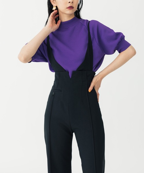 UNITED TOKYO(ユナイテッドトウキョウ)の「カーブストラップパンツ(その他パンツ・レディース・ブラック/グレー・1/2)」の10枚目の写真