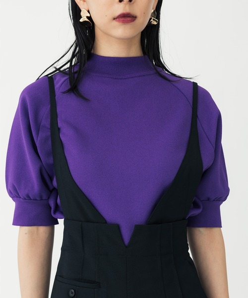 UNITED TOKYO(ユナイテッドトウキョウ)の「カーブストラップパンツ(その他パンツ・レディース・ブラック/グレー・1/2)」の4枚目の写真