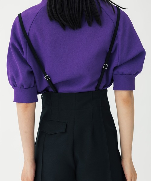 UNITED TOKYO(ユナイテッドトウキョウ)の「カーブストラップパンツ(その他パンツ・レディース・ブラック/グレー・1/2)」の7枚目の写真