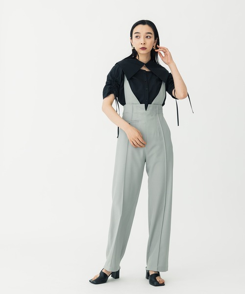 UNITED TOKYO(ユナイテッドトウキョウ)の「カーブストラップパンツ(その他パンツ・レディース・ブラック/グレー・1/2)」の16枚目の写真