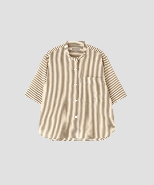 MARGARET HOWELL（マーガレットハウエル）の「BOLD STRIPE COTTON SILK