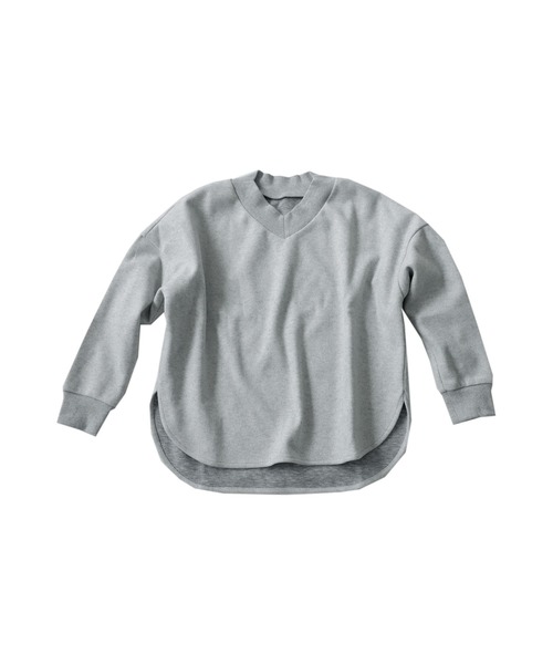 antiqua(アンティカ)の「極太リブ切り替えドルマントップス(Tシャツ/カットソー・レディース・ブラック/ベージュ/グレー・FREE)」の5枚目の写真