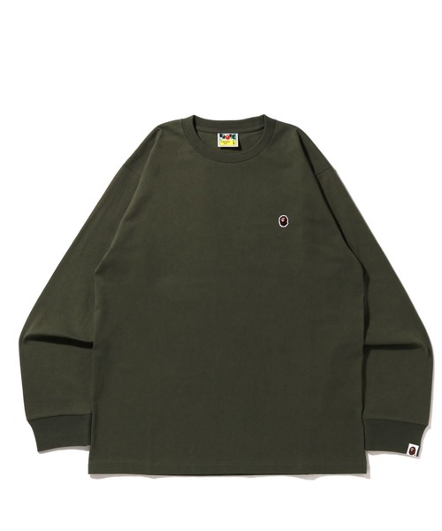 A BATHING APE(アベイシングエイプ)の「WEB限定/APE HEAD ONE POINT L/S TEE M BAPEC(Tシャツ/カットソー・メンズ・ブラック/ベージュ/ネイビー/ホワイト/オリーブ/グレー・XX-LARGE/MEDIUM/SMALL/X-LARGE/LARGE)」の5枚目の写真