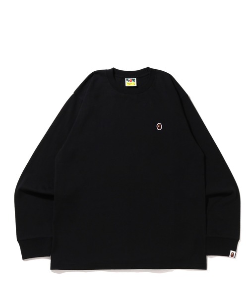 A BATHING APE(アベイシングエイプ)の「WEB限定/APE HEAD ONE POINT L/S TEE M BAPEC(Tシャツ/カットソー・メンズ・ブラック/ベージュ/ネイビー/ホワイト/オリーブ/グレー・XX-LARGE/MEDIUM/SMALL/X-LARGE/LARGE)」の2枚目の写真