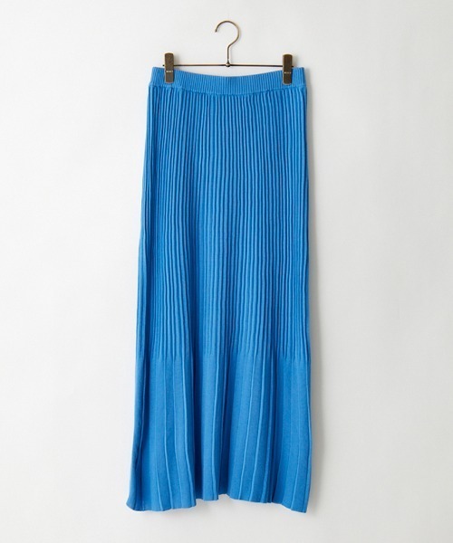 THE SHINZONE/ザ シンゾーン] ニットプリーツロングスカート（スカート