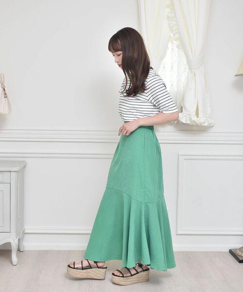 ems excite（エムズエキサイト）の「デザインカット（Tシャツ/カットソー・レディース・ブラック/グリーン/ブラック系その他3・FREE）」の6枚目の写真