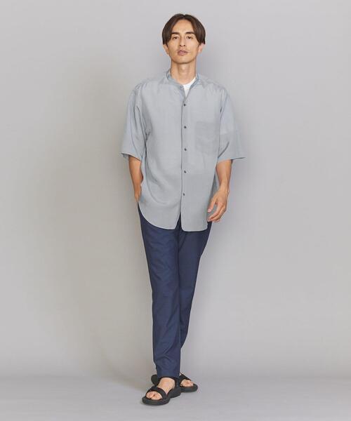 BEAUTY&YOUTH UNITED ARROWS(ビューティーアンドユースユナイテッドアローズ)の「ハイブリッド ワシ バンドカラー フォルム シャツ(シャツ/ブラウス・メンズ・ライトグレー/ネイビー・S/M/L/XL)」の16枚目の写真