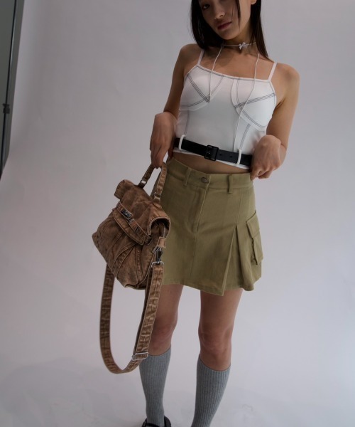 DIESEL>>O-Mirty グラフィック プリント カーゴ ミニ スカート カーゴ風ミニスカート 9000848 – Silly
