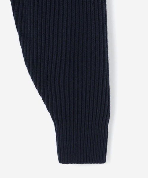 GYMPHLEX（ジムフレックス）の「Gymphlex | 〈別注〉ウールリブ Vネックニットカーディガン MEN（カーディガン/ボレロ・メンズ・グリーン/ネイビー・LARGE/MEDIUM）」の15枚目の写真