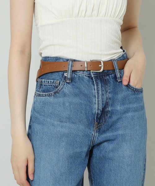 ALAND（エーランド）の「【UNISEX】3.3 Field Trip／スクエアベルト 25　2163926（ベルト・レディース・キャメル/ブラック/ブラウン・FREE）」の3枚目の写真