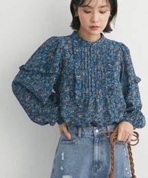 Green　Parks | 花柄フリルブラウス(シャツ/ブラウス)