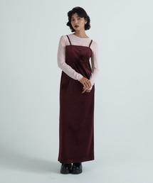 TINA：JOJUN | Iライン ベロアキャミワンピース TINA：JOJUN(ワンピース)