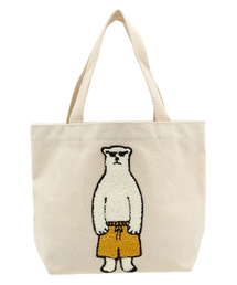 LBC | 【POLAR BEAR BENJAMIN】キャンバスクマ刺繍トート  小(トートバッグ)