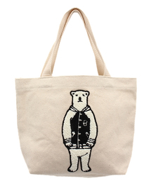 LBC | 【POLAR BEAR BENJAMIN】キャンバスクマ刺繍トート  小(トートバッグ)
