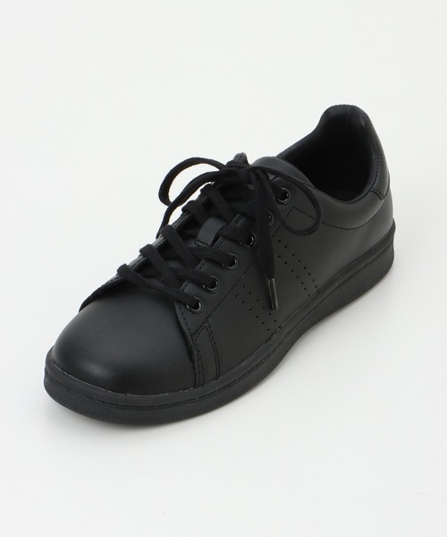 Honeys(ハニーズ)の「快適コートスニーカー(スニーカー・レディース・ホワイト/グレイッシュベージュ/ブラック/ホワイト×ブラック・M/LL/L/S)」の17枚目の写真