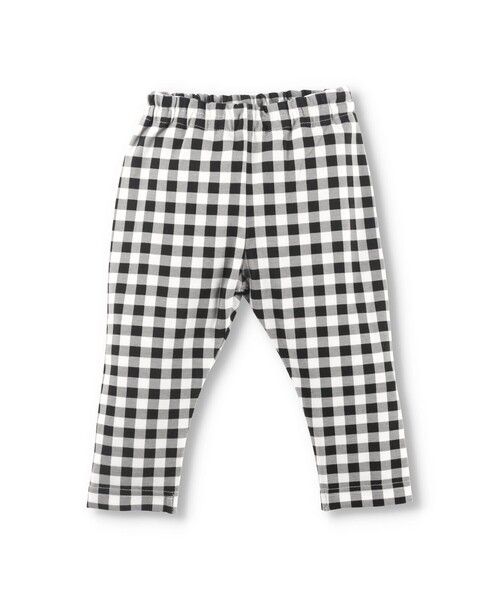 BRANSHES（ブランシェス）の「ベビーアソート柄ストレッチ9分丈レギンス（レギンス/スパッツ・キッズ・ネイビー/ブラック/ブラウン/ベージュ・80/90）」の2枚目の写真