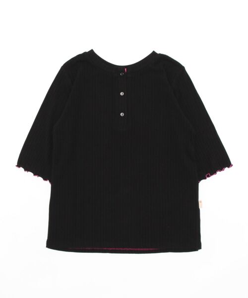 Q（キュー）の「2way 5分袖T（Tシャツ/カットソー・レディース・ブラック/レッド/アイボリー・MEDIUM）」の7枚目の写真