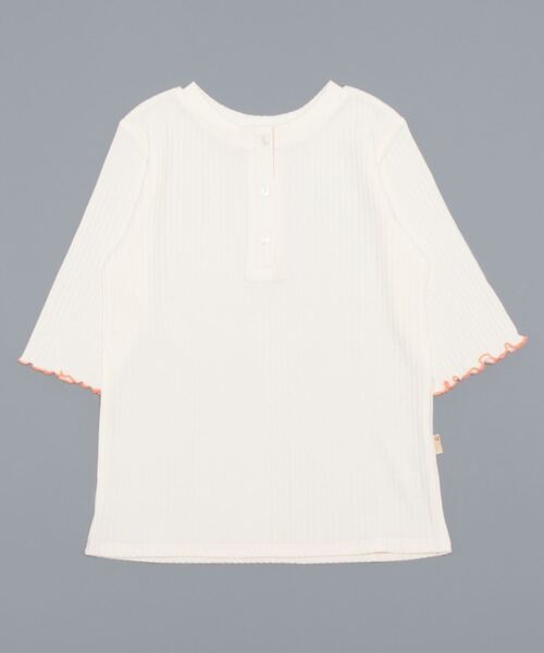 Q（キュー）の「2way 5分袖T（Tシャツ/カットソー・レディース・ブラック/レッド/アイボリー・MEDIUM）」の9枚目の写真