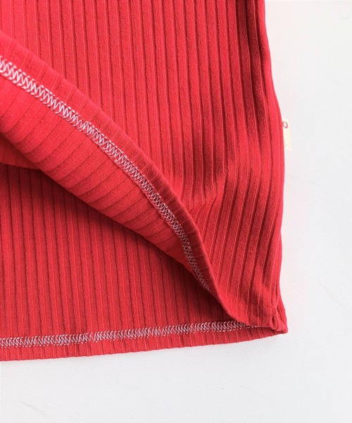 Q（キュー）の「2way 5分袖T（Tシャツ/カットソー・レディース・ブラック/レッド/アイボリー・MEDIUM）」の12枚目の写真