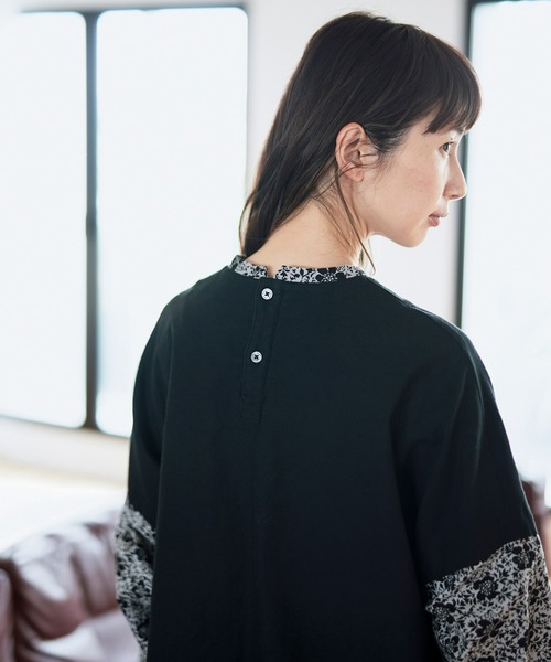 Sunny clouds（サニークラウズ）の「サニークラウズ　花咲くベスシャツ〈レディース〉（シャツ/ブラウス・レディース・ブラック系その他・MEDIUM/LARGE/X-LARGE/XX-LARGE/NM）」の7枚目の写真