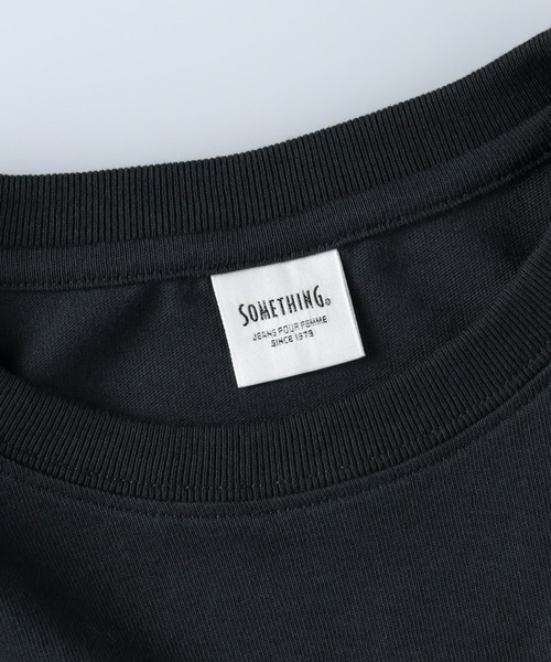 SOMETHING(サムシング)の「【SOMETHING】ラウンドヘムロンT(Tシャツ/カットソー・レディース・グレー・フリー)」の7枚目の写真