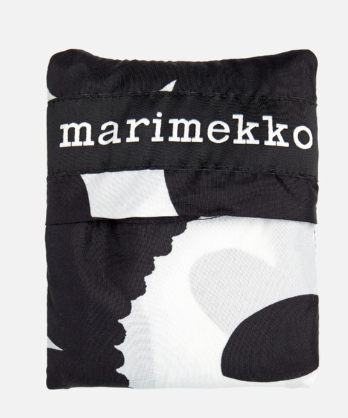 marimekko（マリメッコ）の「Unikko Smartbag（エコバッグ/サブバッグ・レディース・ブラック×ホワイト・FREE）」の2枚目の写真