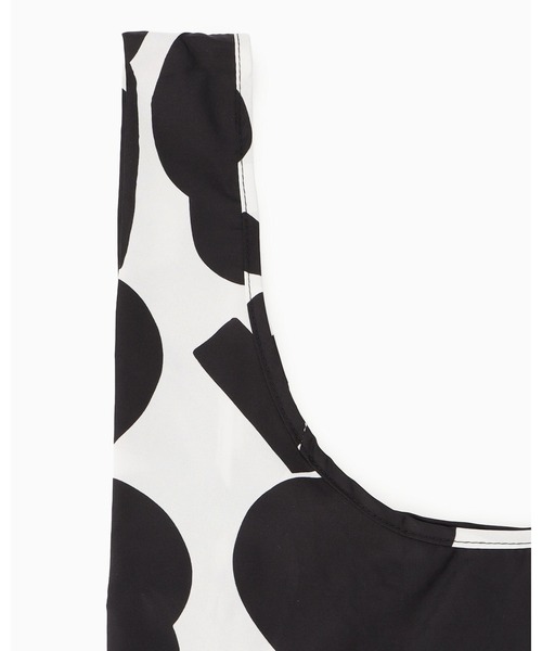 marimekko(マリメッコ)の「Unikko / Smartbag(エコバッグ/サブバッグ・レディース・ブラック×ホワイト・FREE)」の6枚目の写真