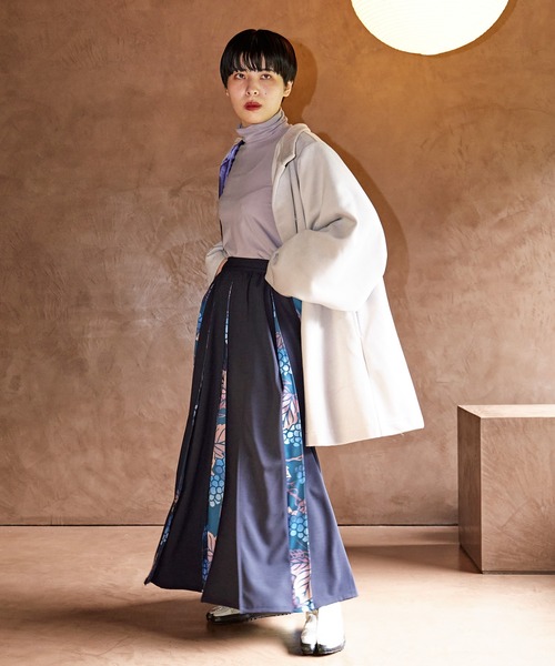 カヤ（カヤ）の「【カヤ】四季 山粧い八掛スカート（スカート）」 - WEAR