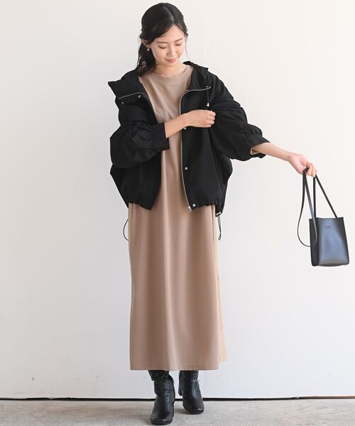 rps（アールピーエス）の「ラグランマウンテンパーカー（マウンテンパーカー・レディース・ブラック/ベージュ/ライトカーキ/カーキ/ピンク・フリー）」の6枚目の写真