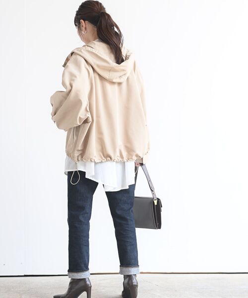 rps（アールピーエス）の「ラグランマウンテンパーカー（マウンテンパーカー・レディース・ブラック/ベージュ/ライトカーキ/カーキ/ピンク・フリー）」の13枚目の写真