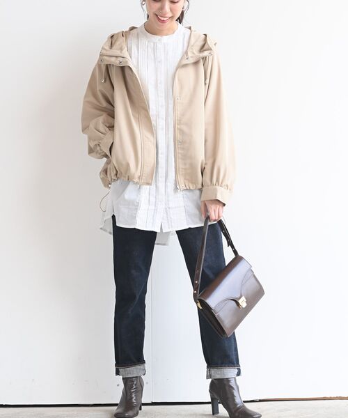 rps（アールピーエス）の「ラグランマウンテンパーカー（マウンテンパーカー・レディース・ブラック/ベージュ/ライトカーキ/カーキ/ピンク・フリー）」の16枚目の写真