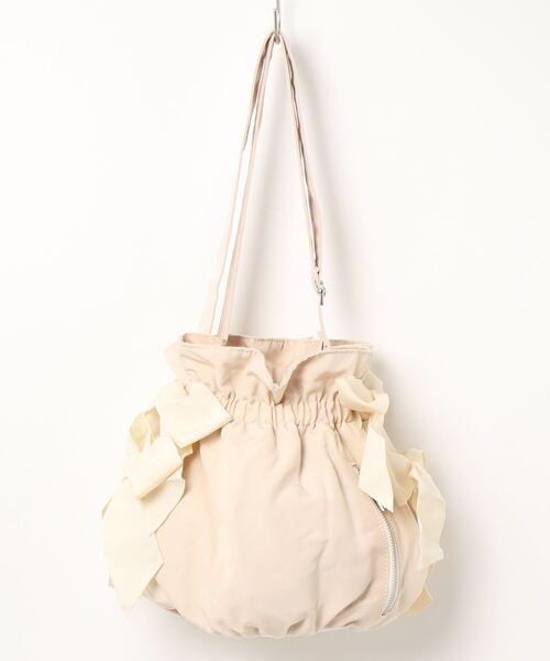 Casselini（キャセリーニ）の「Casselini(キャセリーニ)サイドダブルリボンBAG（ショルダーバッグ・レディース・ブラウン/ブラック/アイボリー/カーキ・FREE）」の16枚目の写真