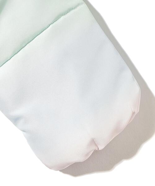 SHOO・LA・RUE（シューラルー）の「◆【90-130cm/撥水】コーデの主役になるレインボープリント！ファーフード中綿ブルゾン（ブルゾン・キッズ・ライトパープル/ネイビー・12/11/10/09/13）」の6枚目の写真