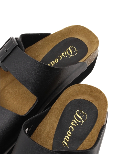 DISCOAT（ディスコート）の「【Discoat】厚底ダブルベルトサンダル（サンダル・レディース・ホワイト/ブラック・LARGE/MEDIUM）」の10枚目の写真