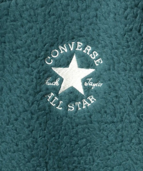 CONVERSE(コンバース)の「CONVERSE/コンバース オーバーサイズ ボアフリース スウェット レディース メンズ トレーナー/ワンポイント刺繍/オールスター/ロゴ/カレッジ/リブライン(スウェット・メンズ・ブラック/ブルーグリーン/オフホワイト/ブルー/グリーン/ブラウン・M/L/LL)」の19枚目の写真
